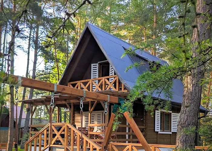 Сasa de vacaciones Szumiaca Sosna - Jacuzzi, Ognisko, Sauna, Bbq *